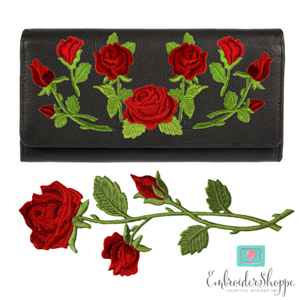 Red Rose Patches -5
