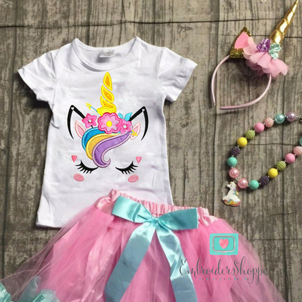 Unicorn Face 5 Applique -10