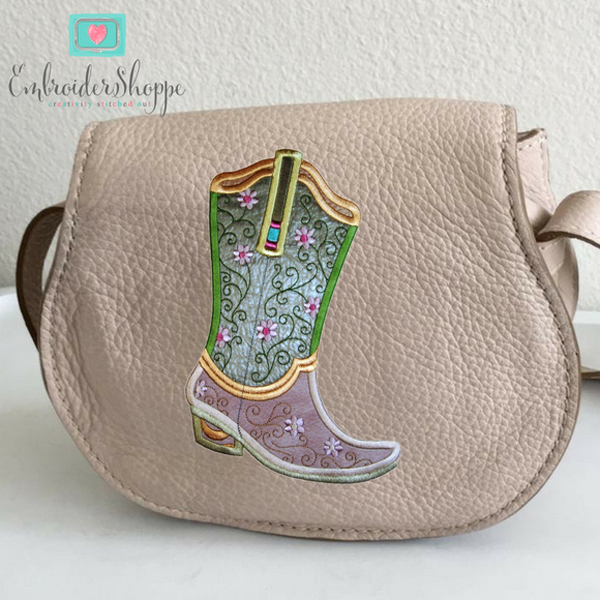 Cowboy Boots Set Applique -16