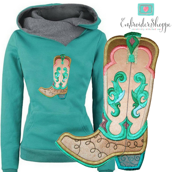 Cowboy Boots Set Applique -20