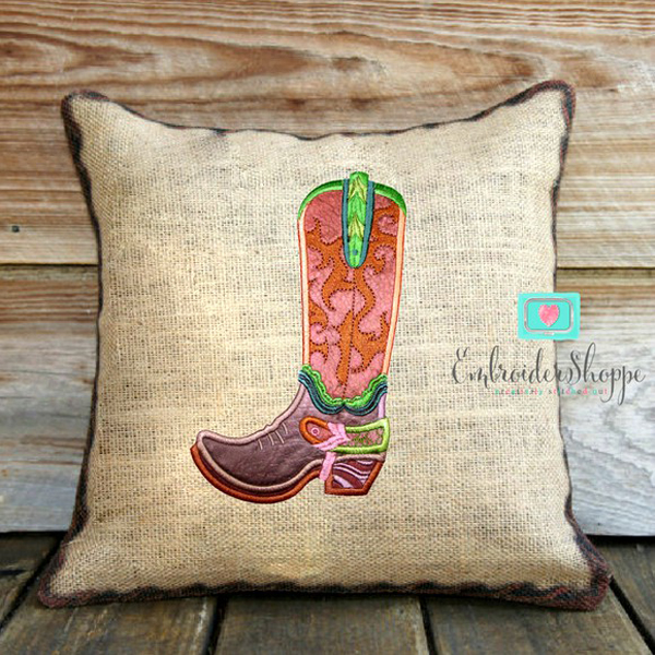 Cowboy Boots Set Applique -28