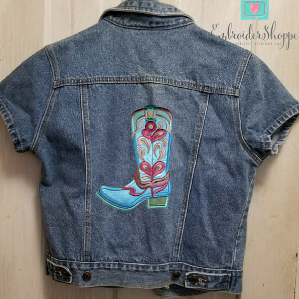 Drops of Jupiter Cowboy Boots Applique -7