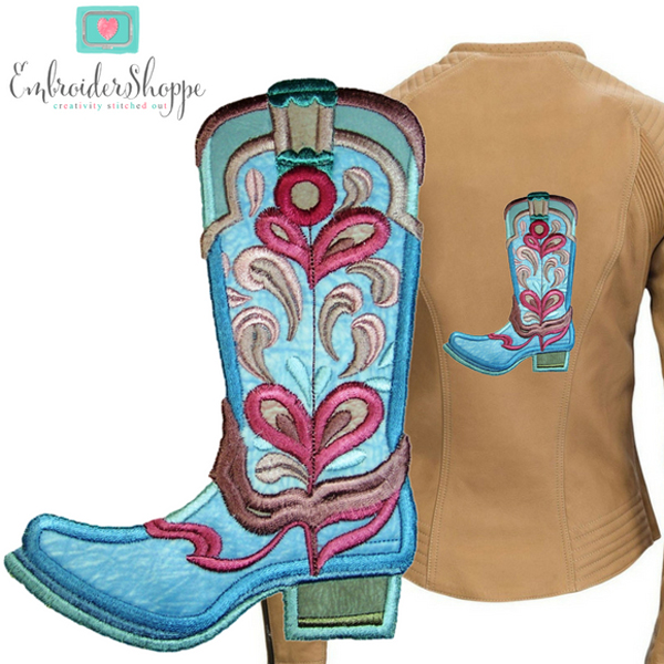 Drops of Jupiter Cowboy Boots Applique -9