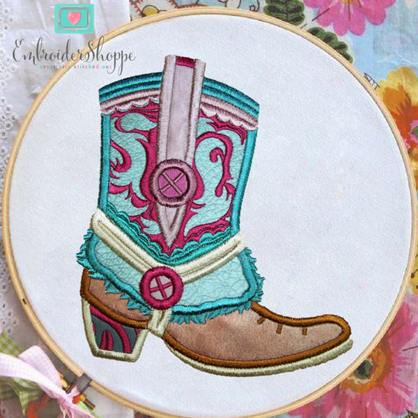 Gypsy Dreamer Boots Applique -8