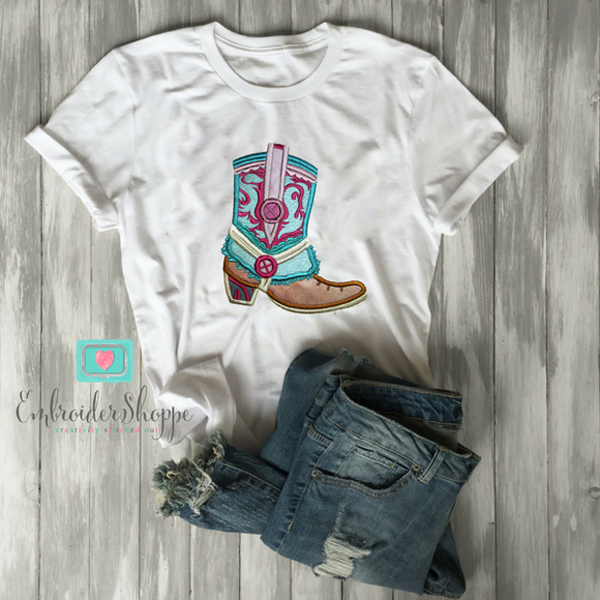 Gypsy Dreamer Boots Applique -10