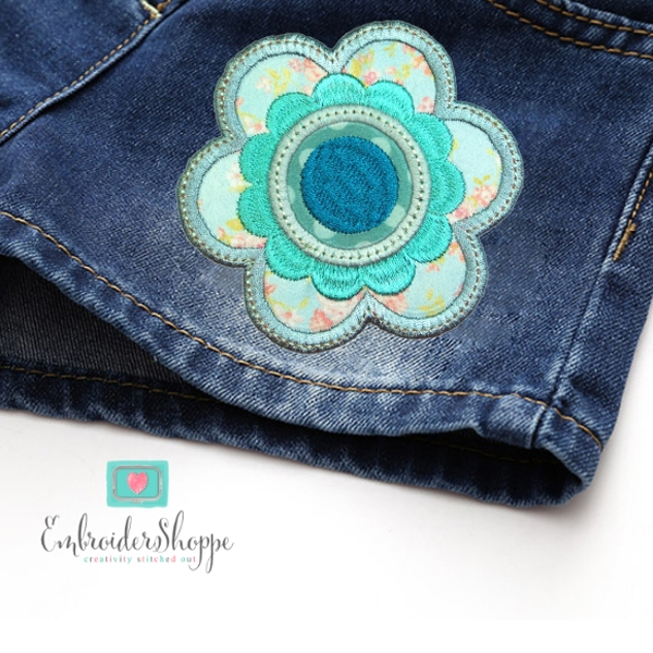 Retro Flower Patches -4