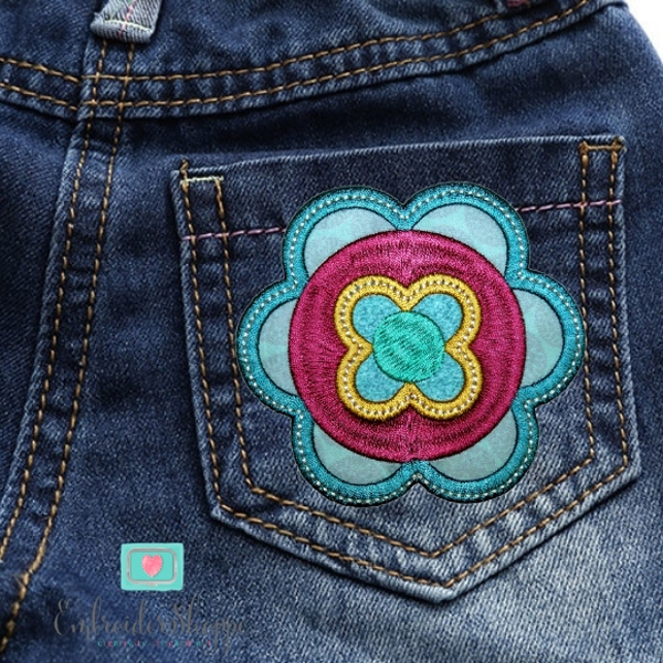 Retro Flower Patches -13