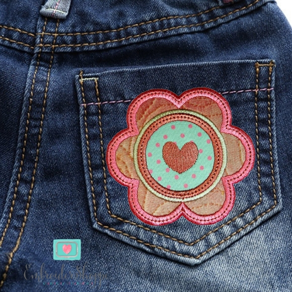 Retro Flower Patches -15