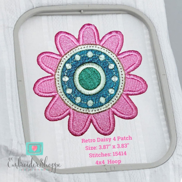 Retro Flower Patches -23