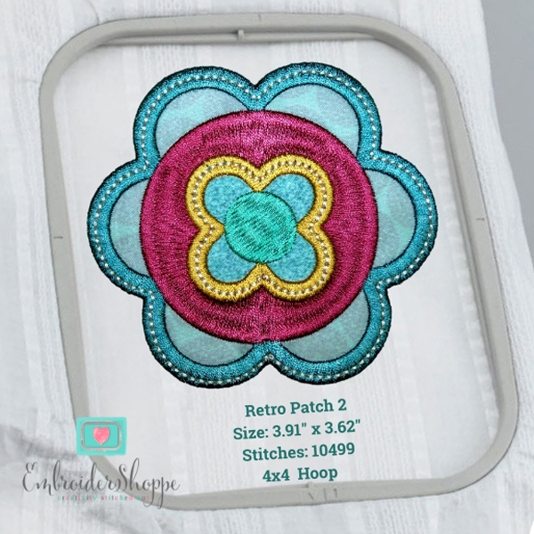 Retro Flower Patches -28