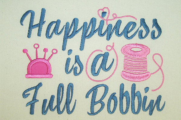 Happiness is a Full Bobbin 
