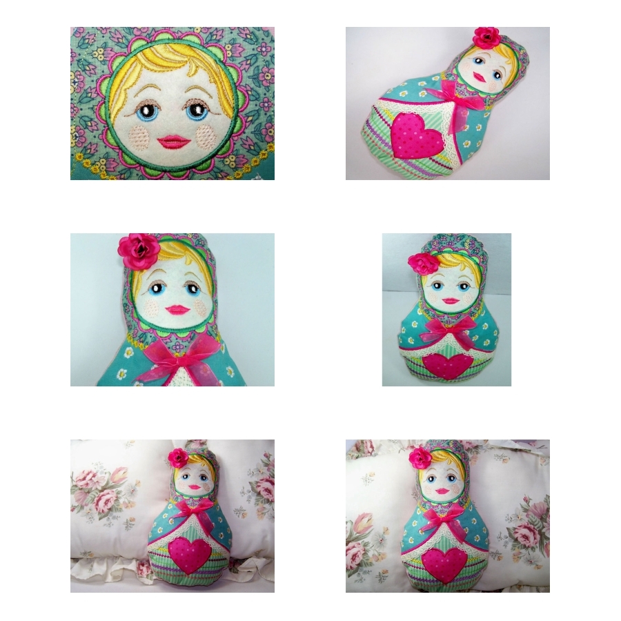 Matroyskha Doll Pillow 
