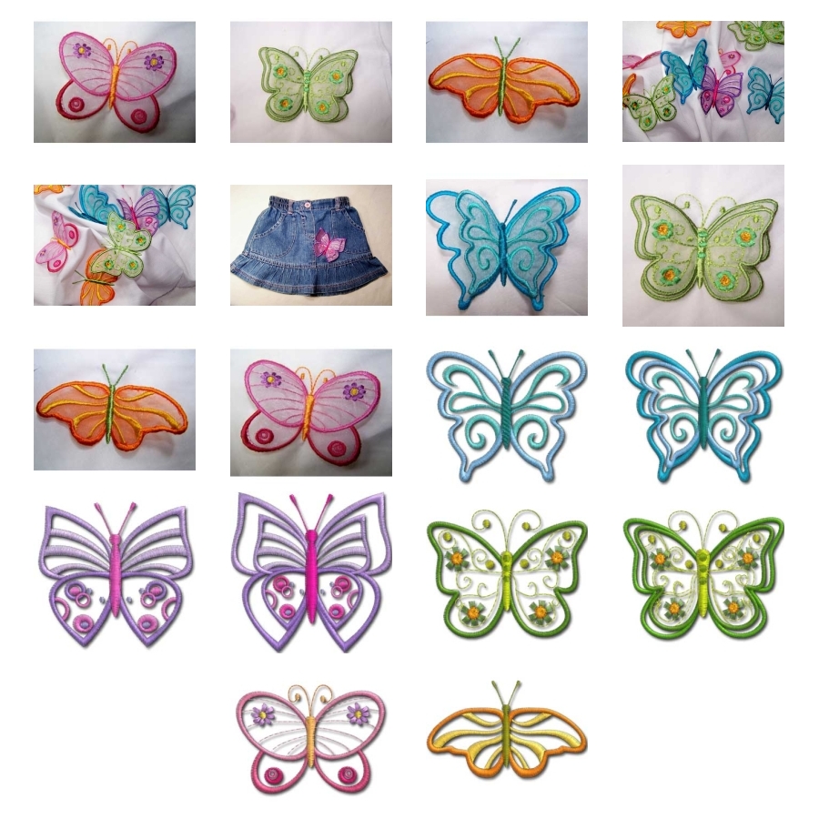 3D Butterflies 