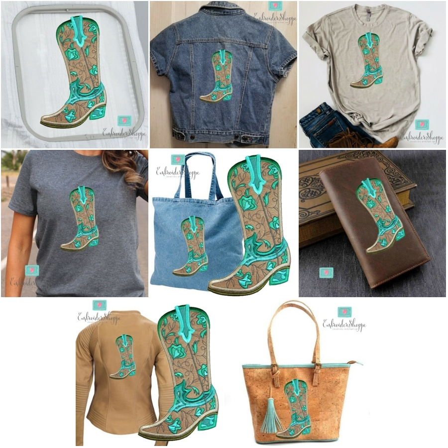 Robin Cognac and Turquoise Foliage 