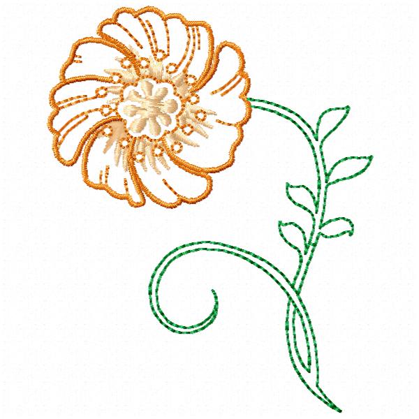 Variety Outline Flowers -9