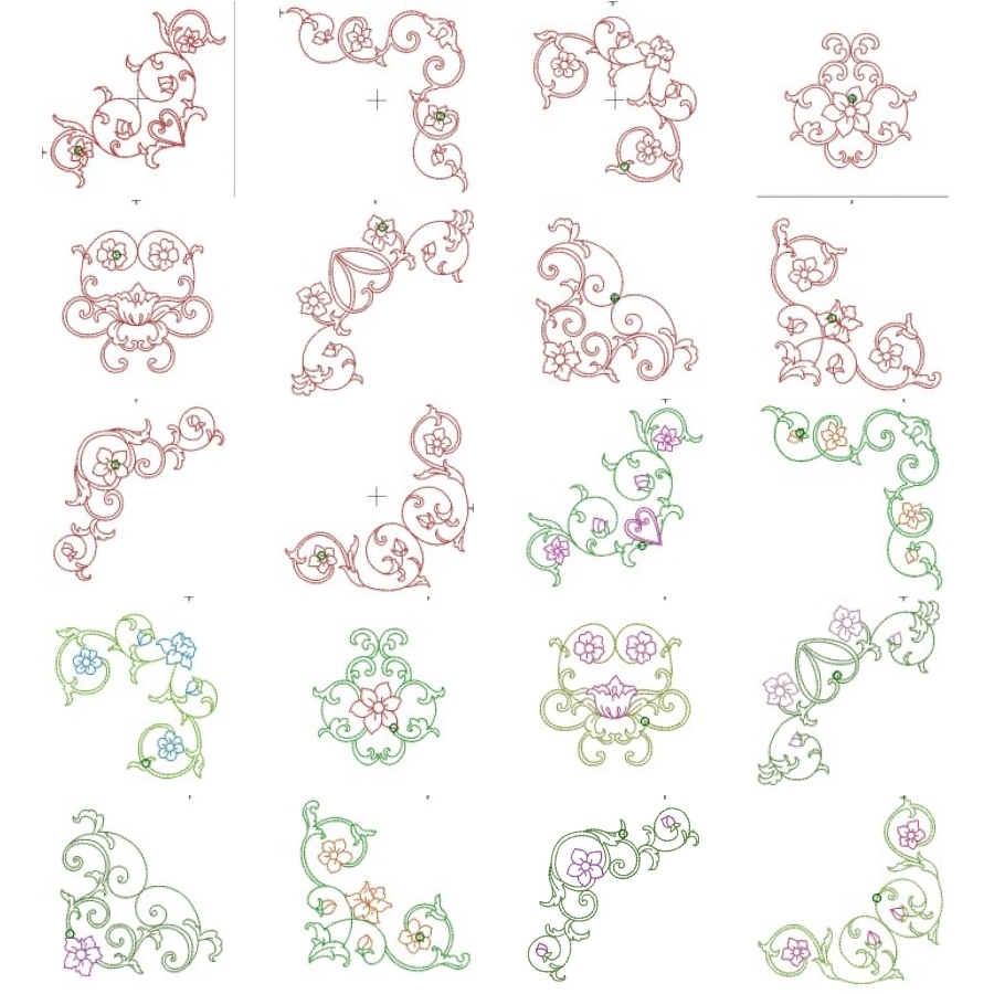 FLORAL CURLIES 1