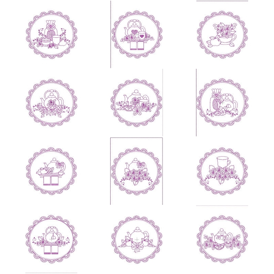 LACY TEAPOT DESIGNS 