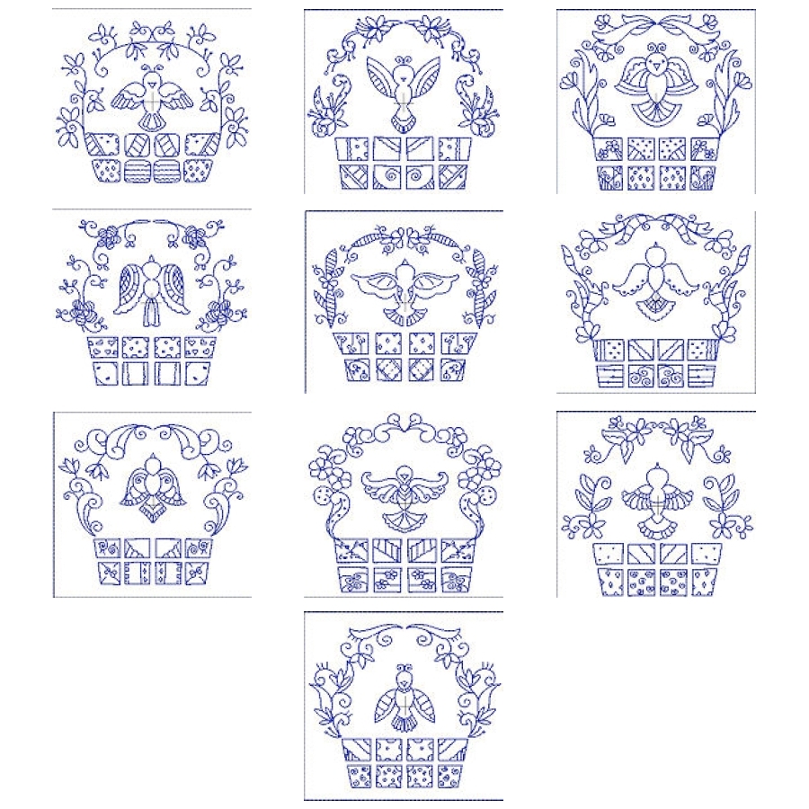 FLORAL BIRD DECO 
