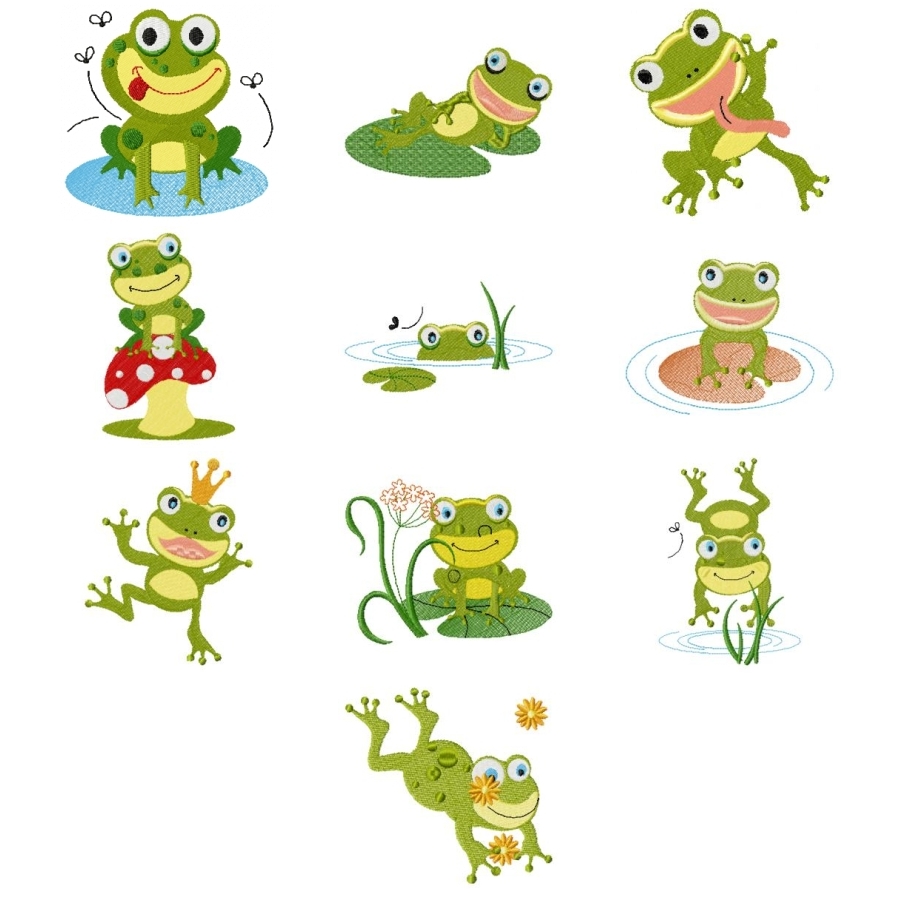 PLAYFUL FROGS  