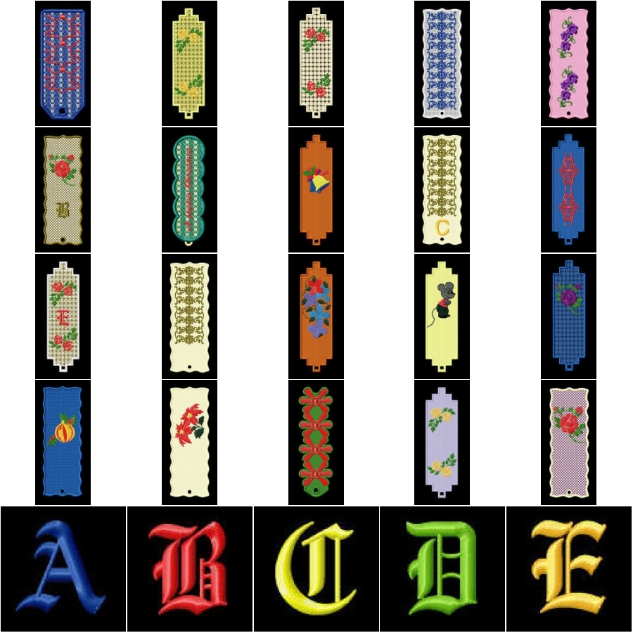 FSL Bookmarks and Monograms