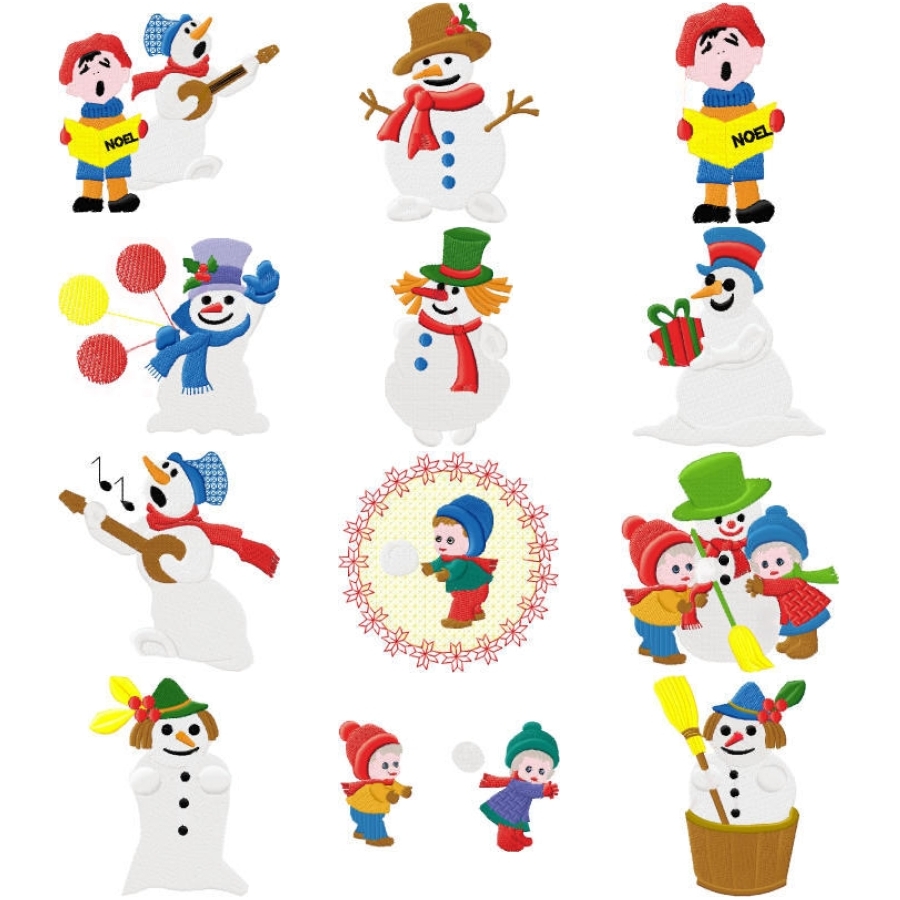 Adorable Snow People