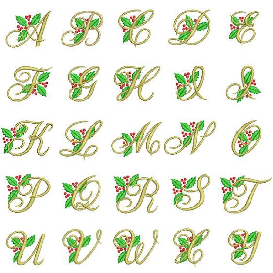 Christmas Cheer Monograms