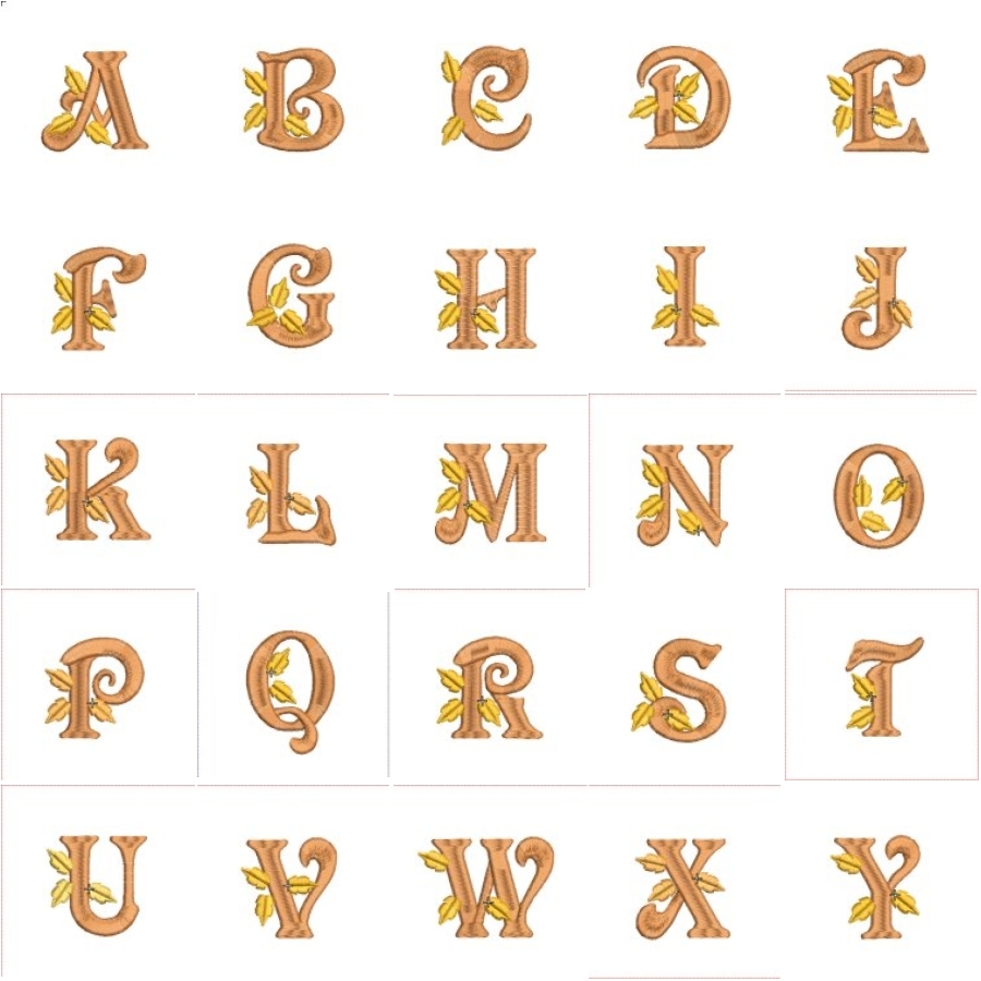 AUTUMN ALPHABET 1