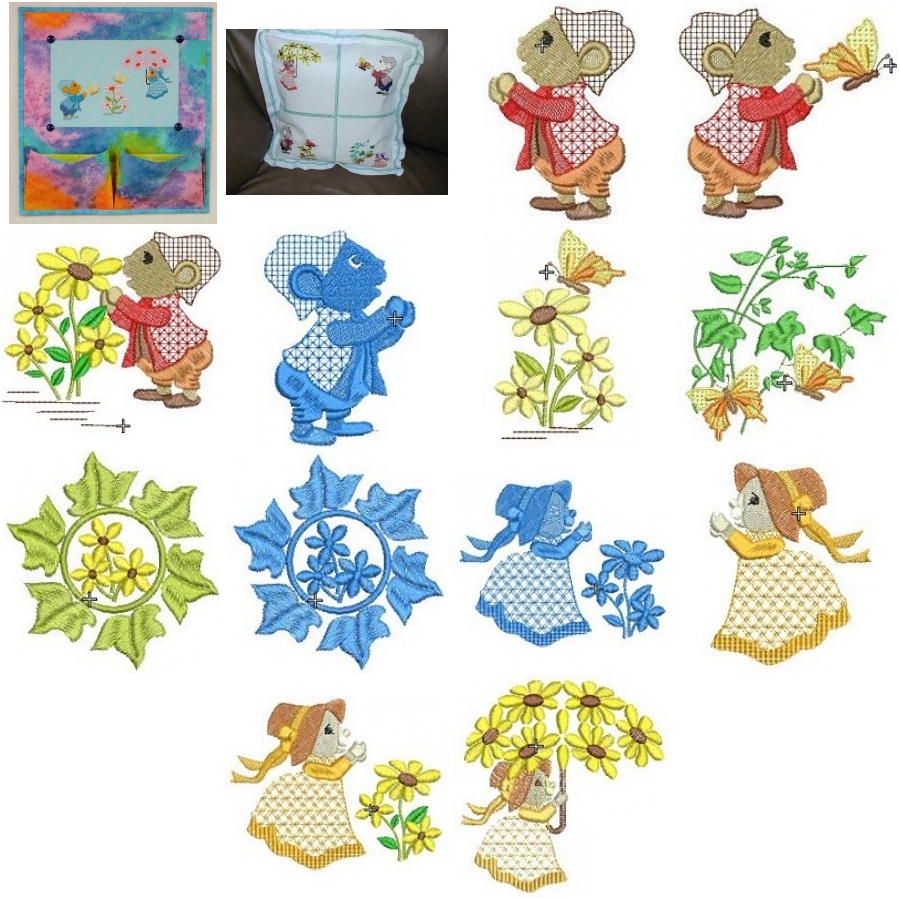Floral Mice 3