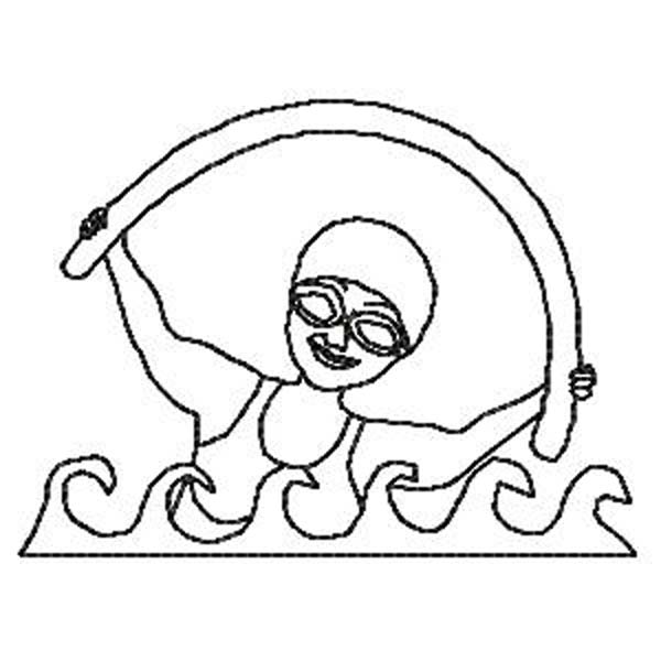 Water Aerobics BW OregonPatchWorks