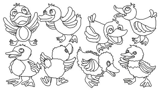 Little Yellow Duck BW -4