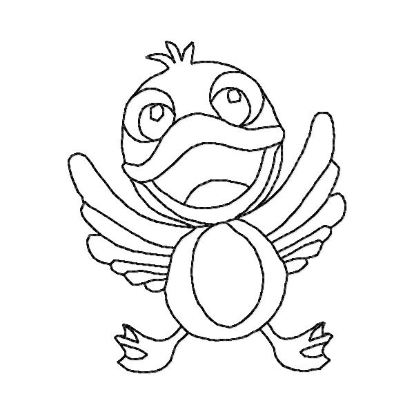 Little Yellow Duck BW -5