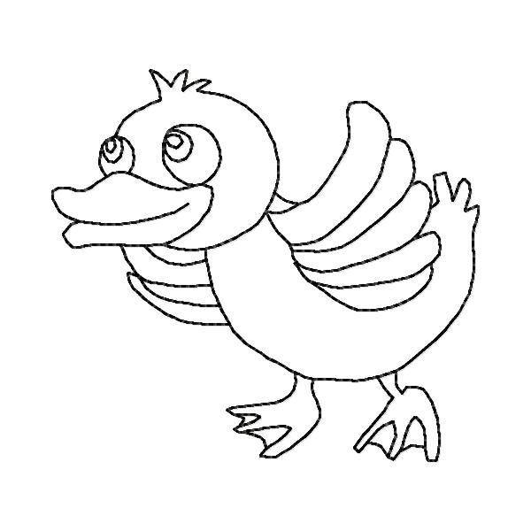 Little Yellow Duck BW -6