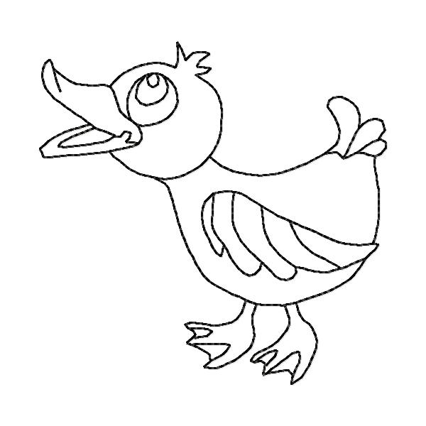 Little Yellow Duck BW -7