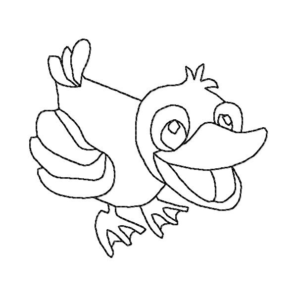 Little Yellow Duck BW -8