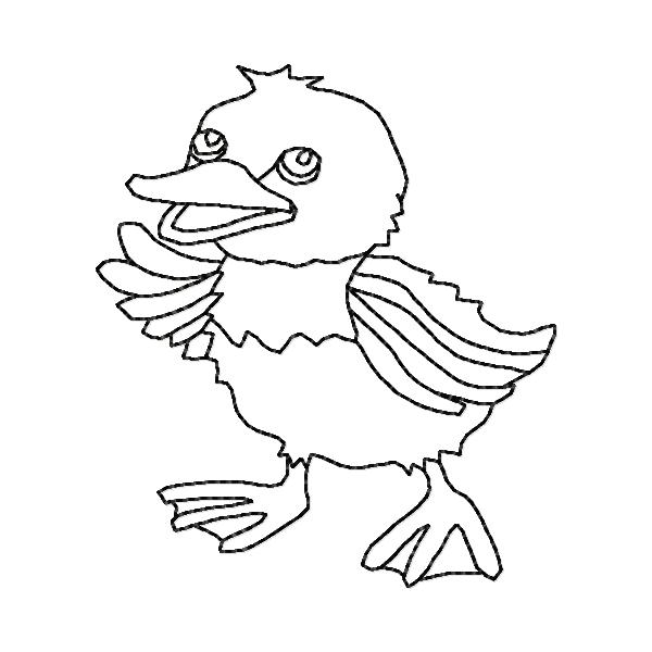Little Yellow Duck BW -9