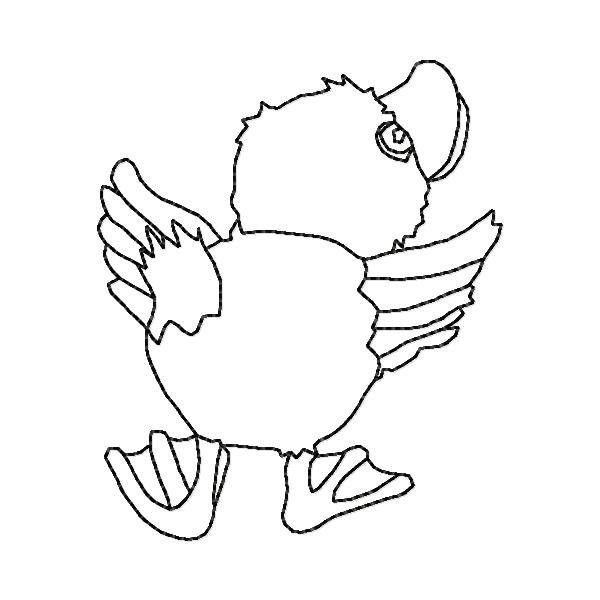 Little Yellow Duck BW -10