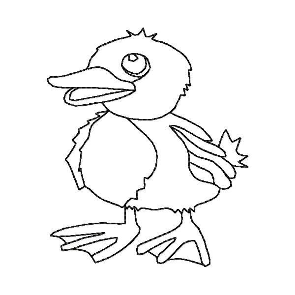 Little Yellow Duck BW -11