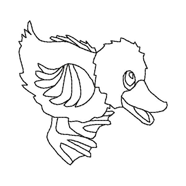 Little Yellow Duck BW -12
