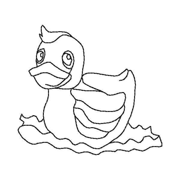 Little Yellow Duck BW -15