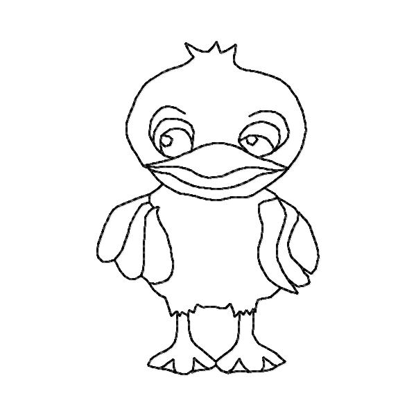 Little Yellow Duck BW -19