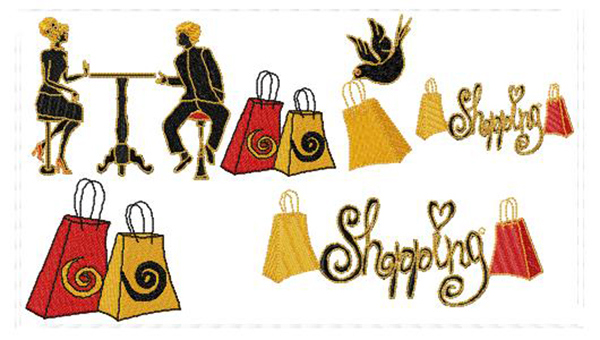 Shopping In Silhouettes-4