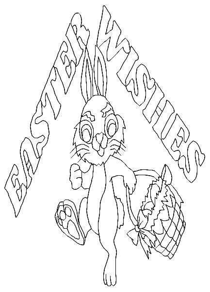 Bunny Kisses, Easter Wishes B.W.-17