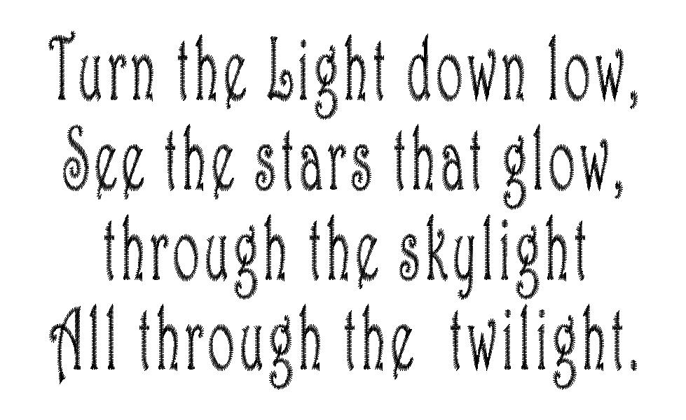 Turn the Light Down Low BW-21