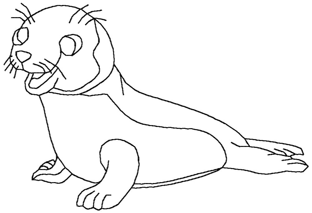 North Pole Nursery 02-Baby Seal-BW-21