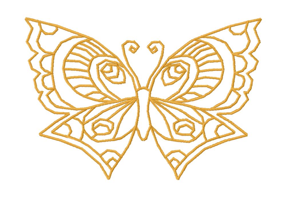 Butterfly Flutter-Outlines-10