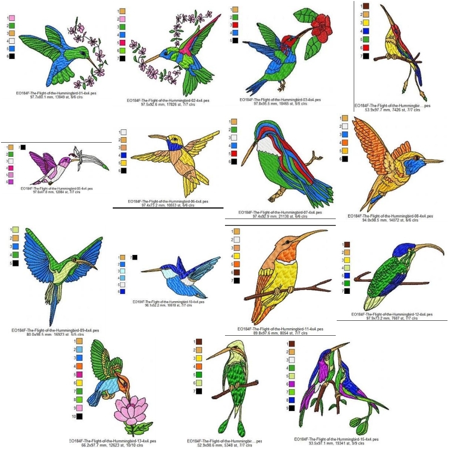 Flight of the Hummingbird Filled