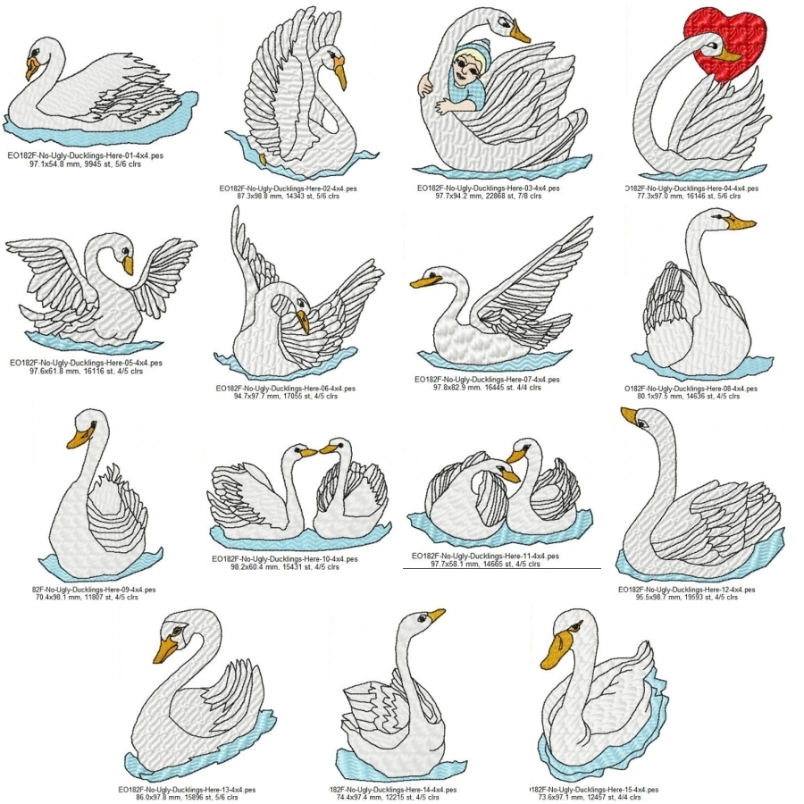 No Ugly Ducklings Here Filled