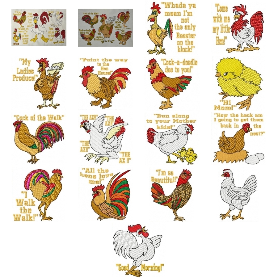 Here a Chicken There a Chicken Filled 