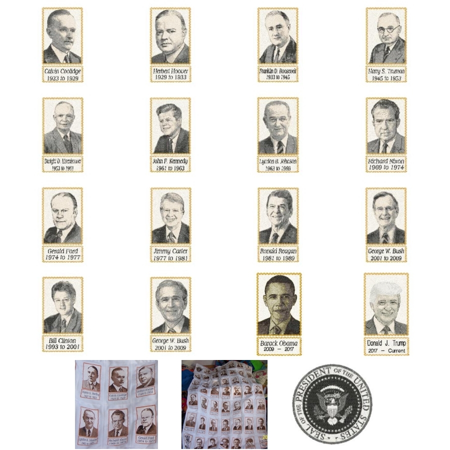 USA Presidents 1923 6x10 