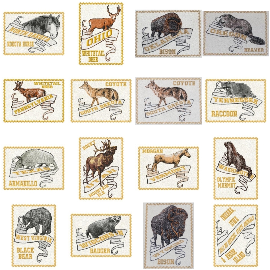 State Animals 5x7